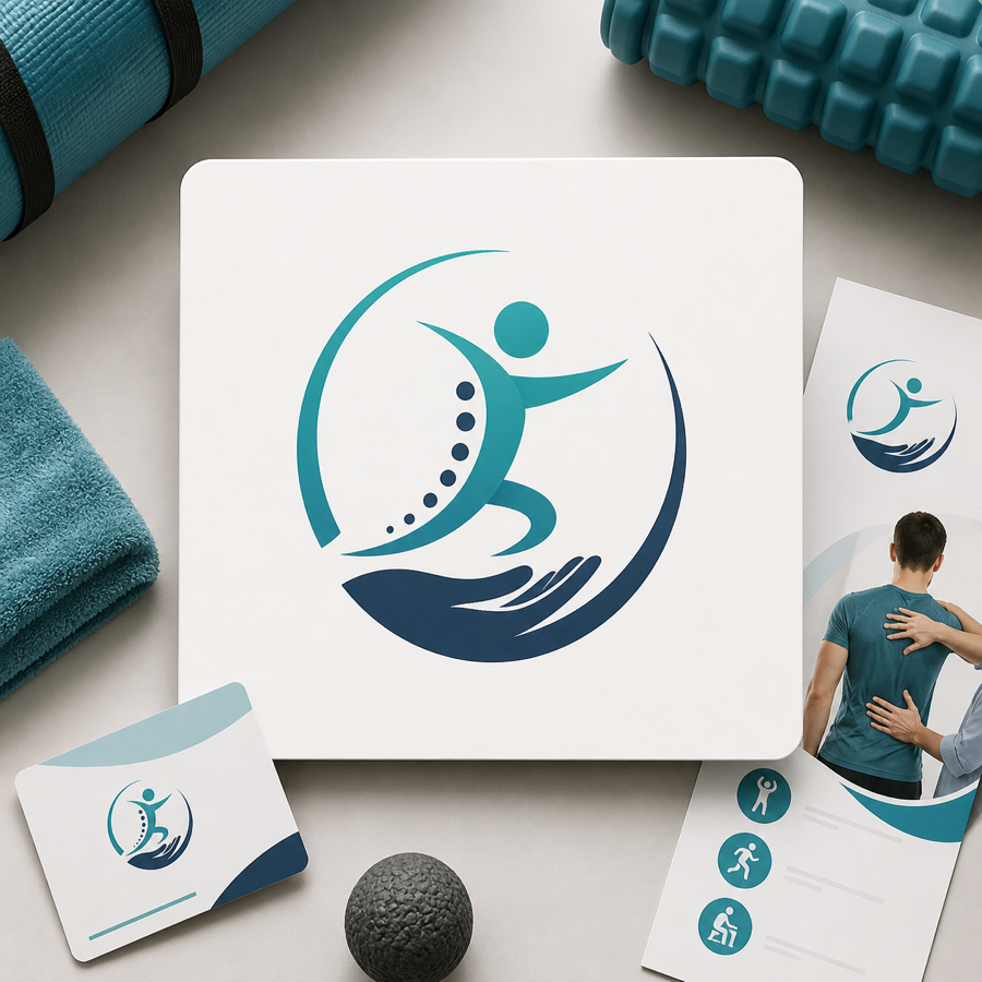 ตัวอย่างโลโก้ wellness clinic จาก prompt