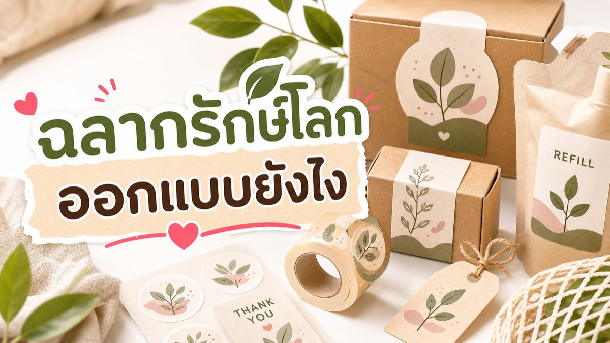ฉลากและแพ็กเกจจิ้งรักษ์โลกสำหรับแบรนด์สินค้า