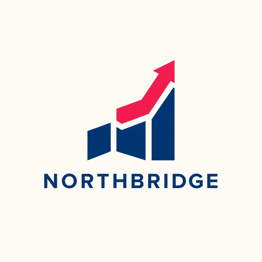 ตัวอย่างโลโก้สมมติที่ปรึกษาธุรกิจ NORTHBRIDGE