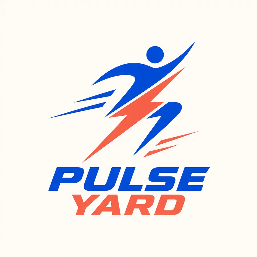 ตัวอย่างโลโก้สมมติฟิตเนส PULSE YARD