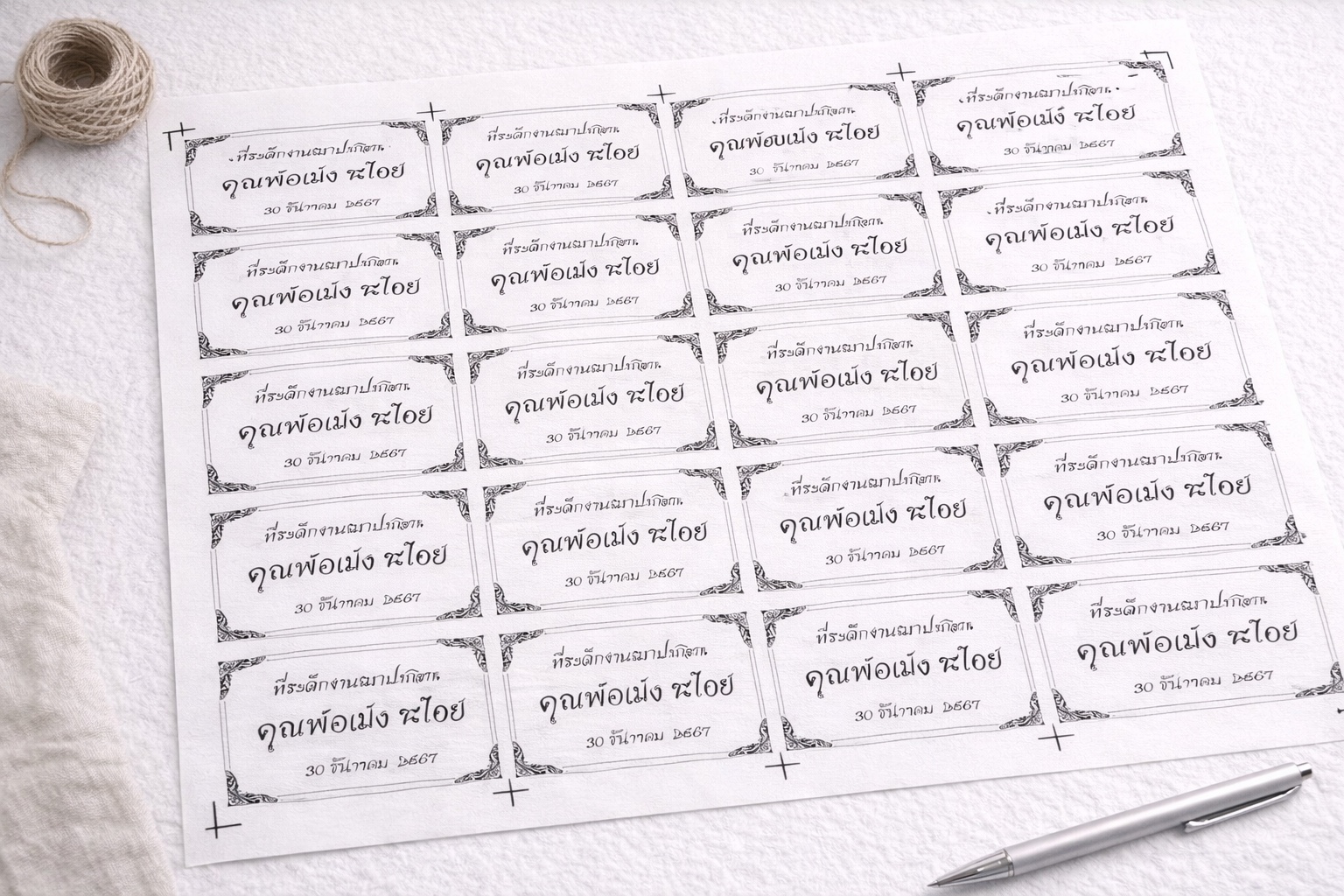 สติกเกอร์งานศพ